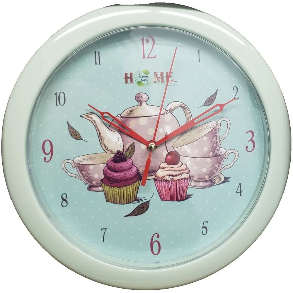 Plastic Round Deco Wall Clock (9.6
